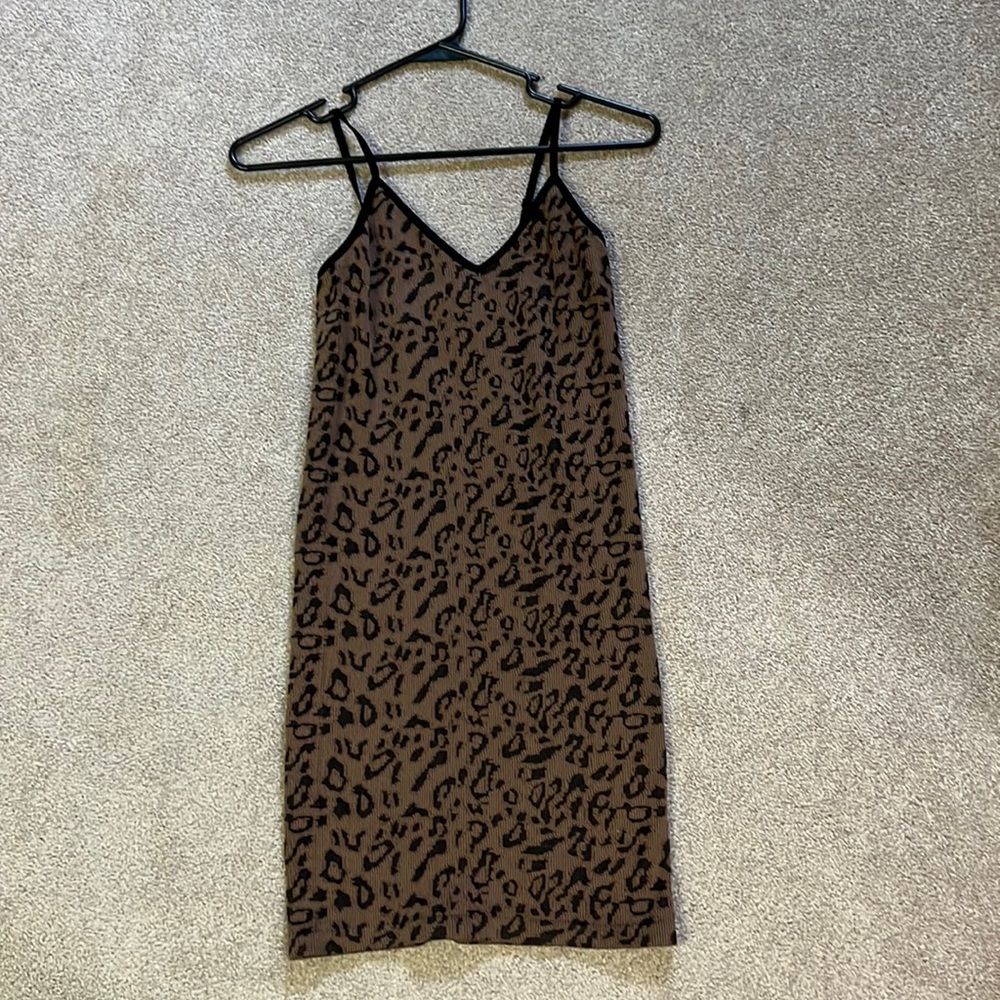 Bozzolo Animal Print Dress